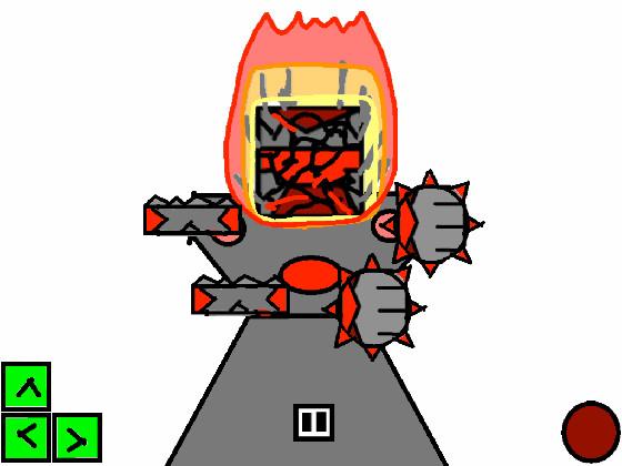 Hard Robot Boss Battle! 