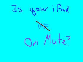 Is Your iPad On Mute?