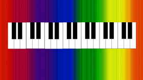 Virtual Rainbow Piano