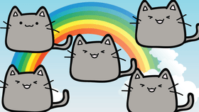 Rainbow Pusheen