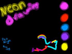 neon drawing