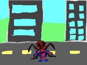 spider man with spider arms