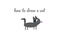 how to drow a cat