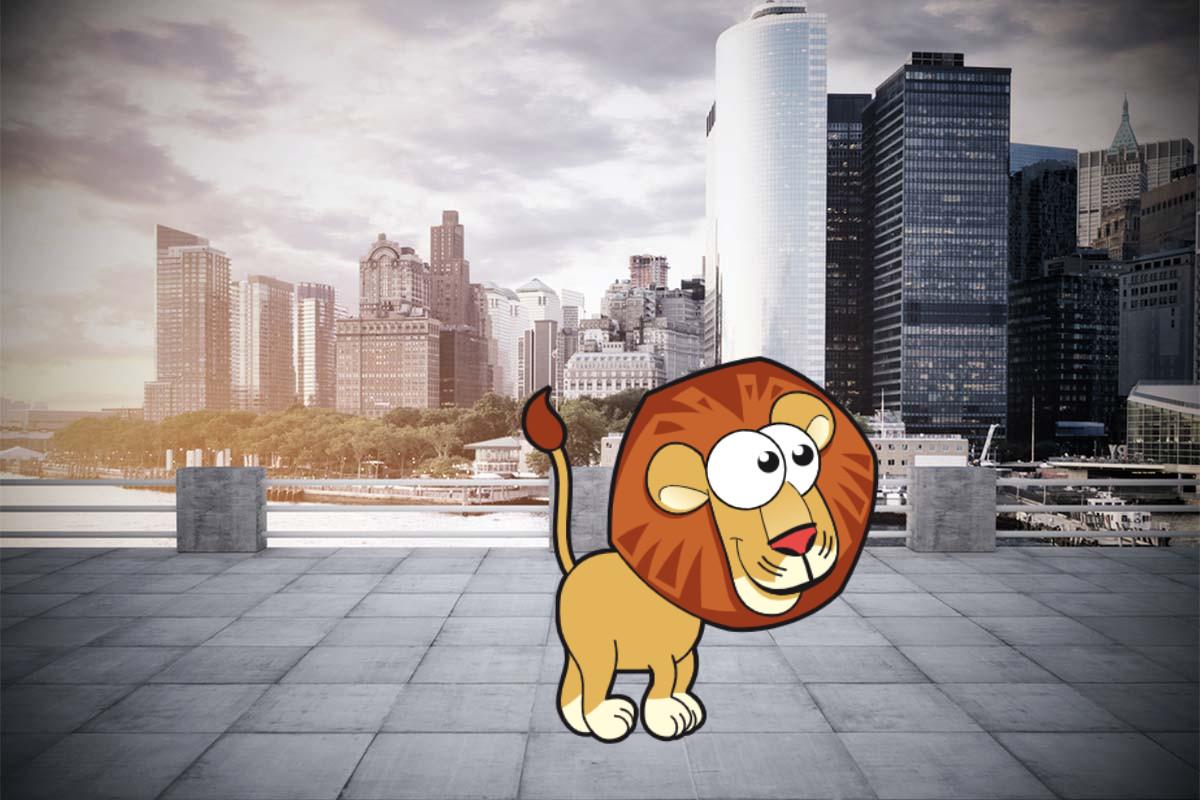 city lion