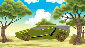 safari camo hypercar