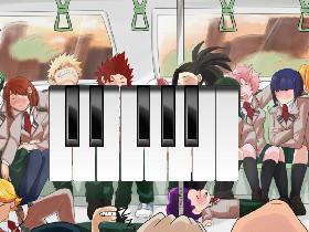 My hero academia piano