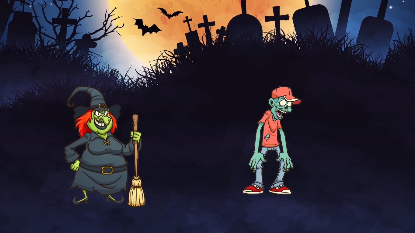 Witch and Zombie