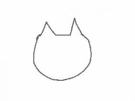 how to draw a basic cat