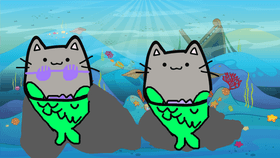 mermaid cats