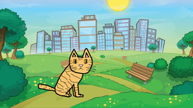 cat animated