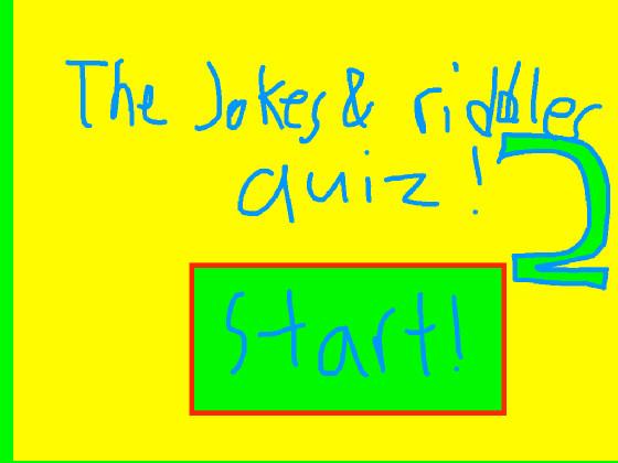 The Jokes & Riddles Quiz 2!