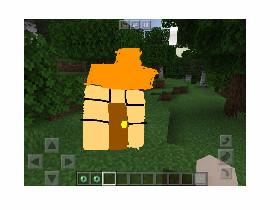 Bild a house in minecraft