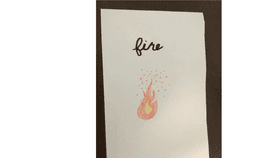 My fire drawing on p