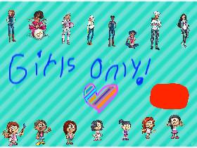 girls only!