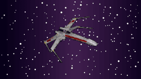 3D Spinning X-Wing