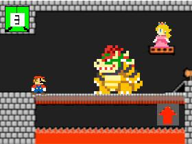 mario fights bowser 1