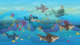 Friendly Shark ( A fun game)