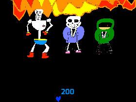 Sans Papyrus vs...