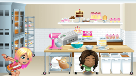 party in the bakery