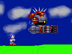 Sonic vs Dr eggman