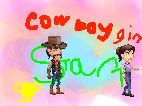 cowboy and girl dance