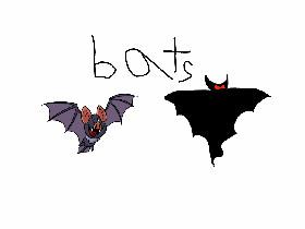 bat or cartoon bat...