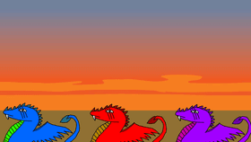 marching of  the dragon