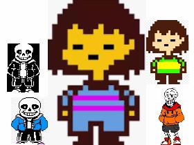 frisk turn into chara