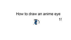 How to draw anime eyes