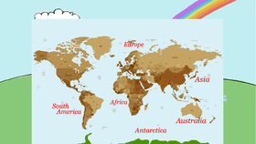 Earth's Land and Water - TEMPLATE