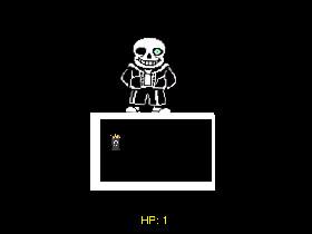 sans turns into a butterfly :p