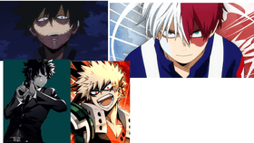 villian Deku, Bakugou, Shoto Todoroki