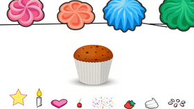 Decorate the cupcake