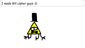 I made Bill cipher guys :D