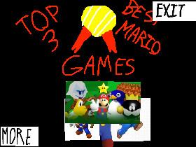 Top 3 best Mario games