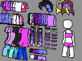 Pink &amp; Purple dressup 1 1