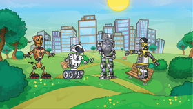 my robot party