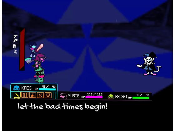 sans jevil (not) fight