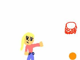 Basket ball hoop animation
