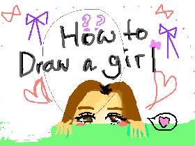 How to draw girl 1