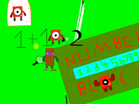 Numberblocks 1+1=2.