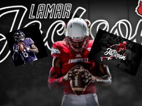 Football: lamar Jackson 1