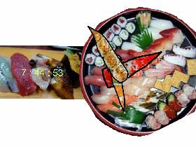 Sushi clock