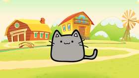 Cat on a farm