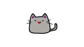 Animation Gray cat