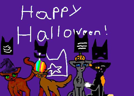 Halloween cats