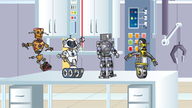 Robot dance party