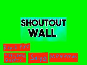 Shout Out Wall 4