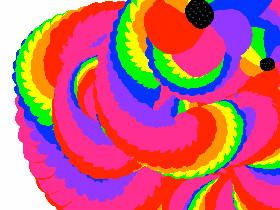 The rainbow flower