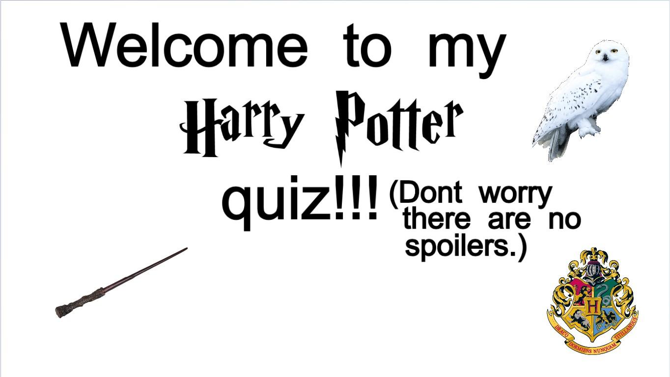 Harry Potter quiz